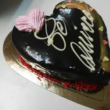 Corazón de chocolate